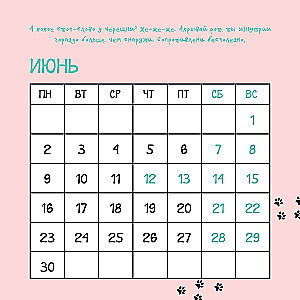 Cozy calendar for 2025